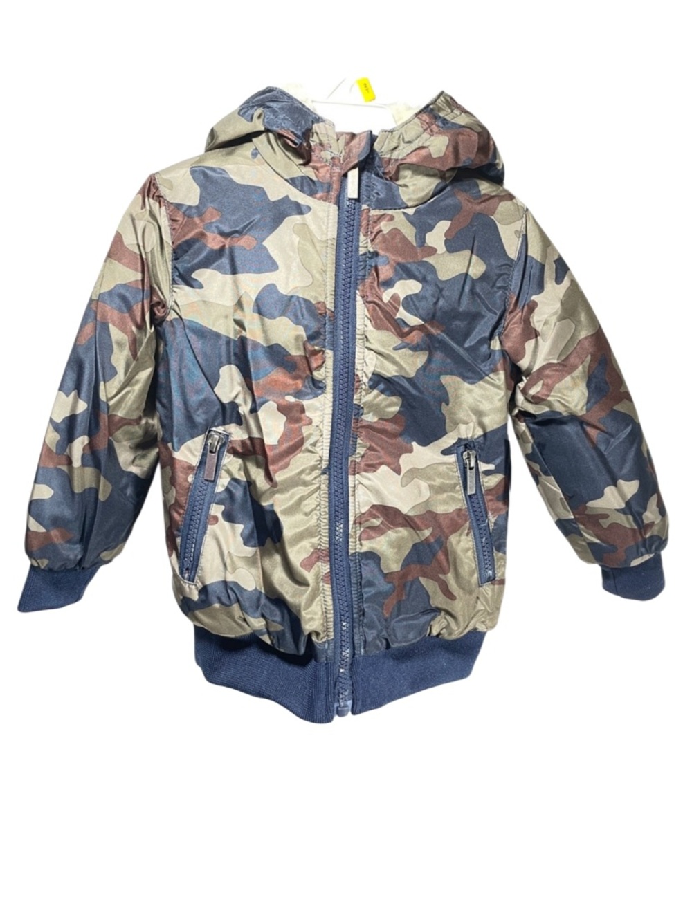 NWT Baby Boy Winter Puff Coat with Sherpa Lined Hood